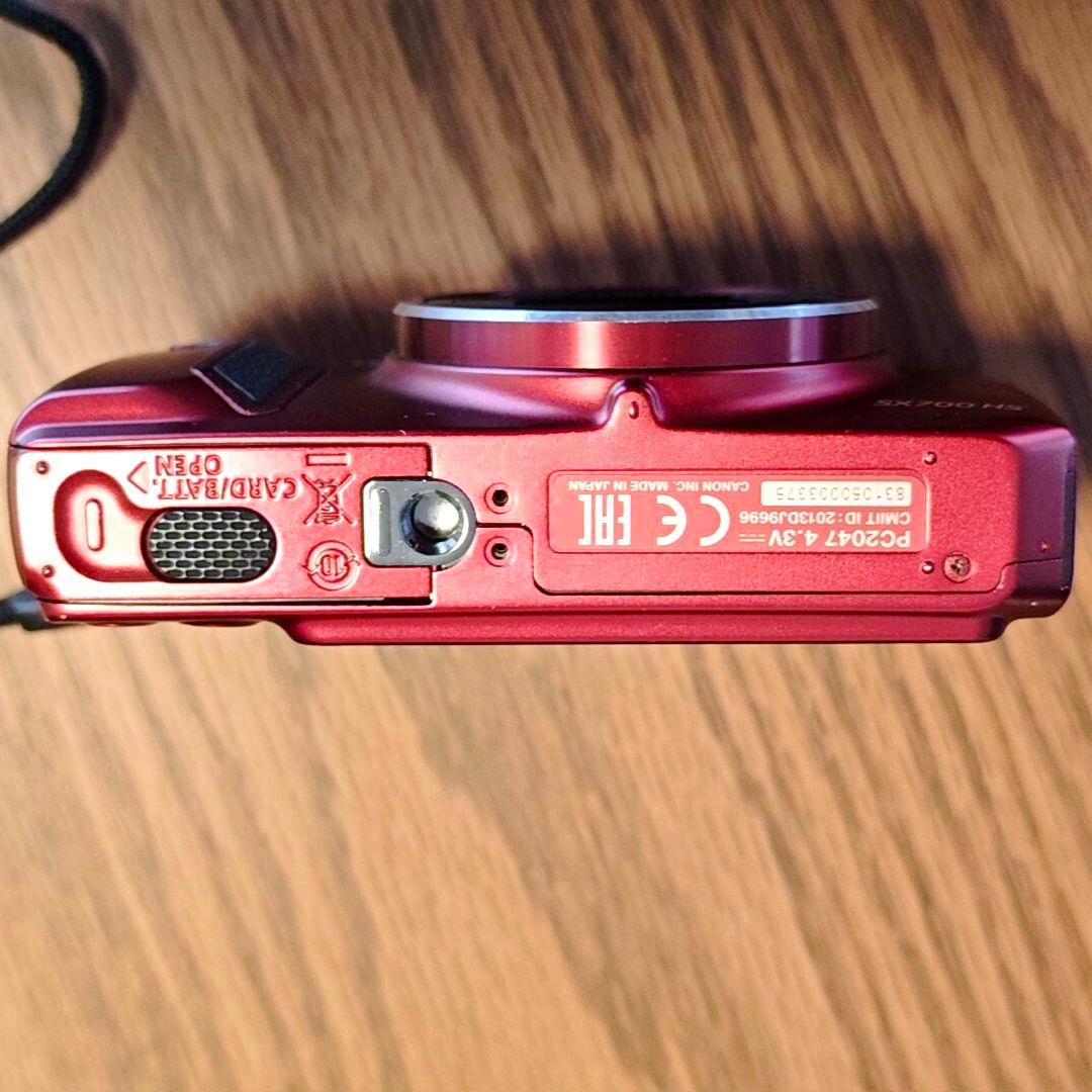 Canon SX700 HS レッド 30倍光学ズーム