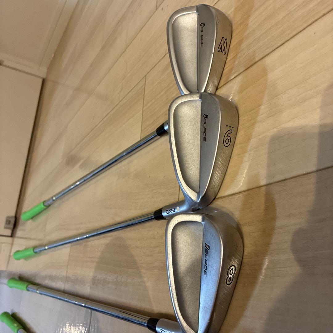 Ping I blade アイアンセット 6本 グリーングリップ　w〜5