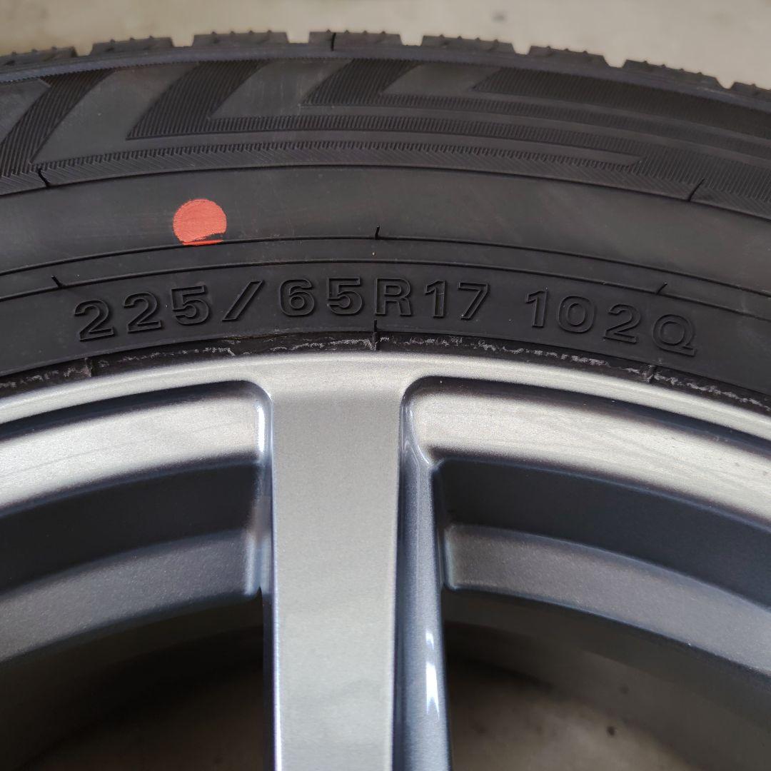 ヴェルファイア40 スタッドレスタイヤホイールセット美品1本　225/65R17