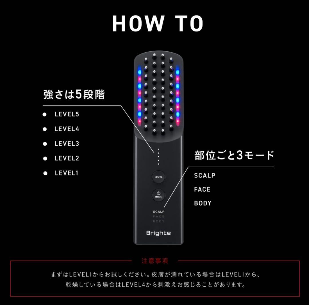 【美品】Brighte ELEKI BRUSH＋ 美顔器