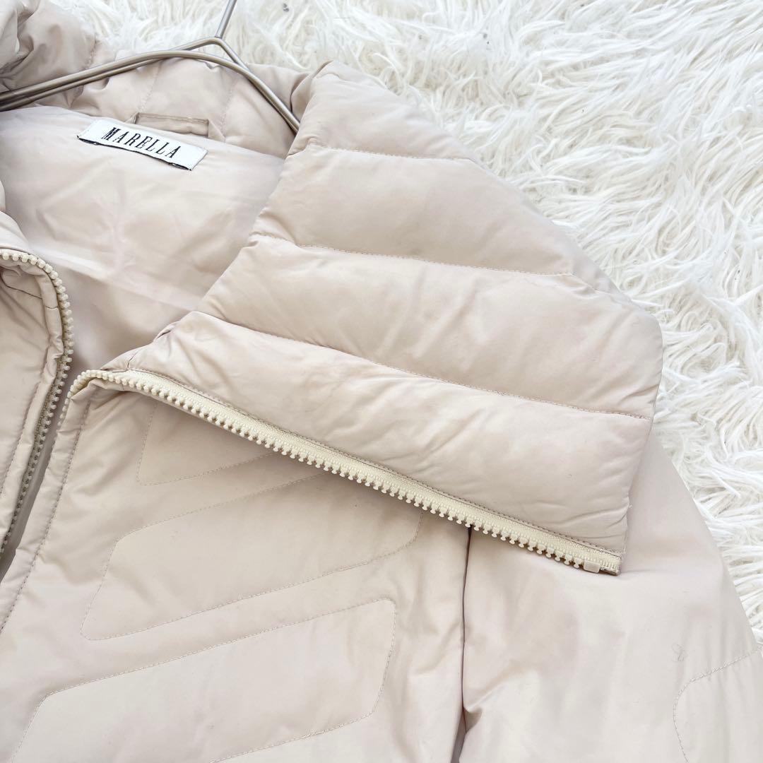 マックスマーラ ショールカラーダウンコート Aライン ウエストマーク 女優襟