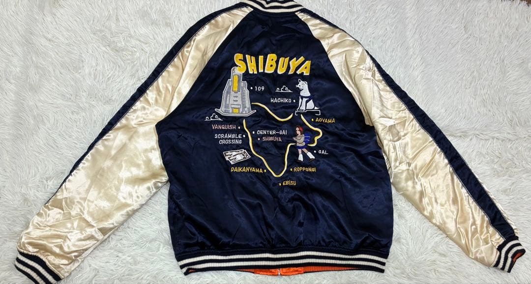【VANQUISH】山田涼介 SHIBUYA ハチ公 スカジャンXLリバーシブル