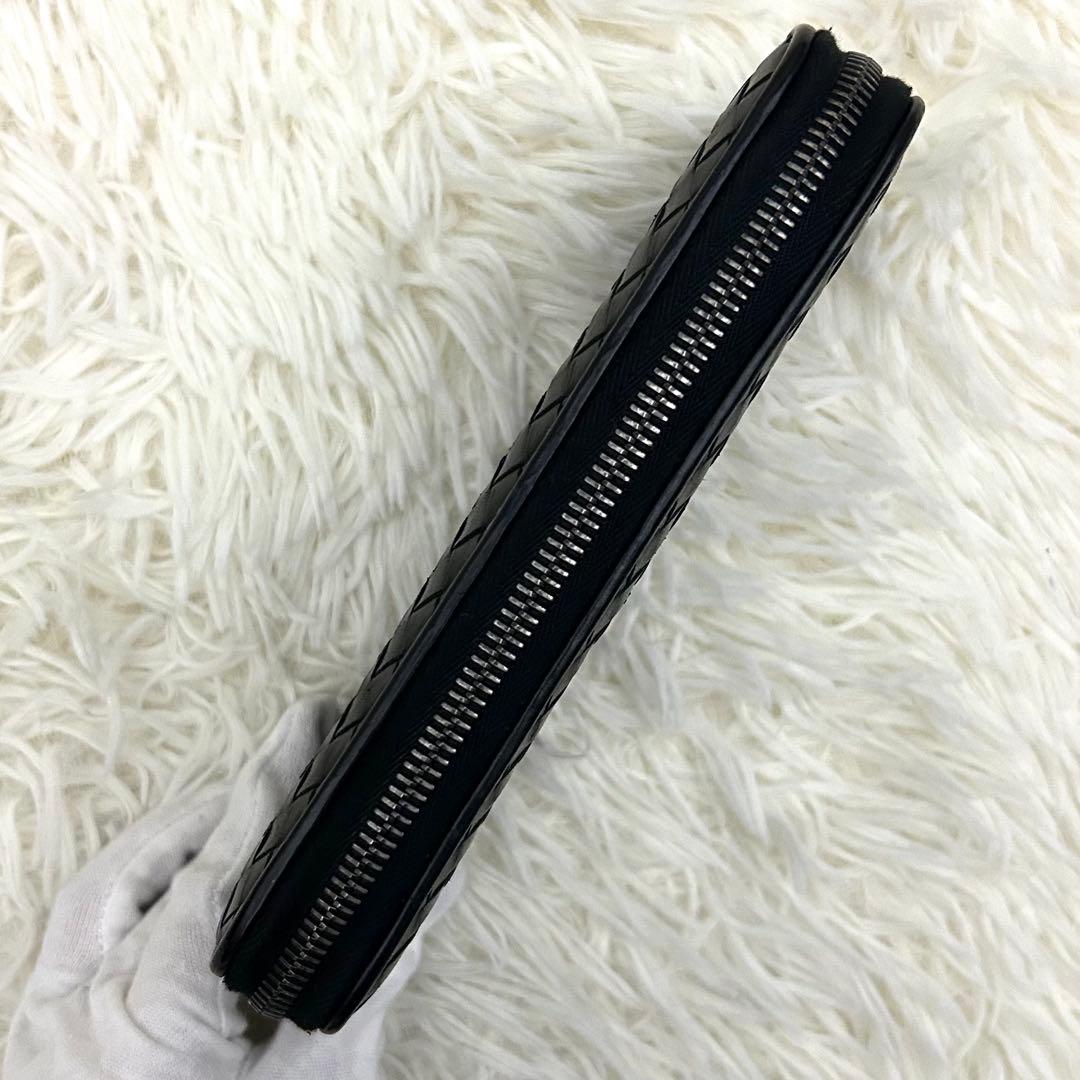 BOTTEGA VENETA イントレチャート ラウンドファスナー 長財布