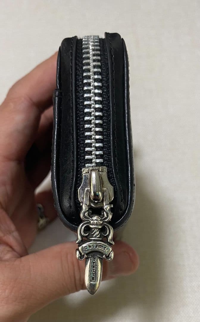 クロムハーツ 黒 レザー ケース