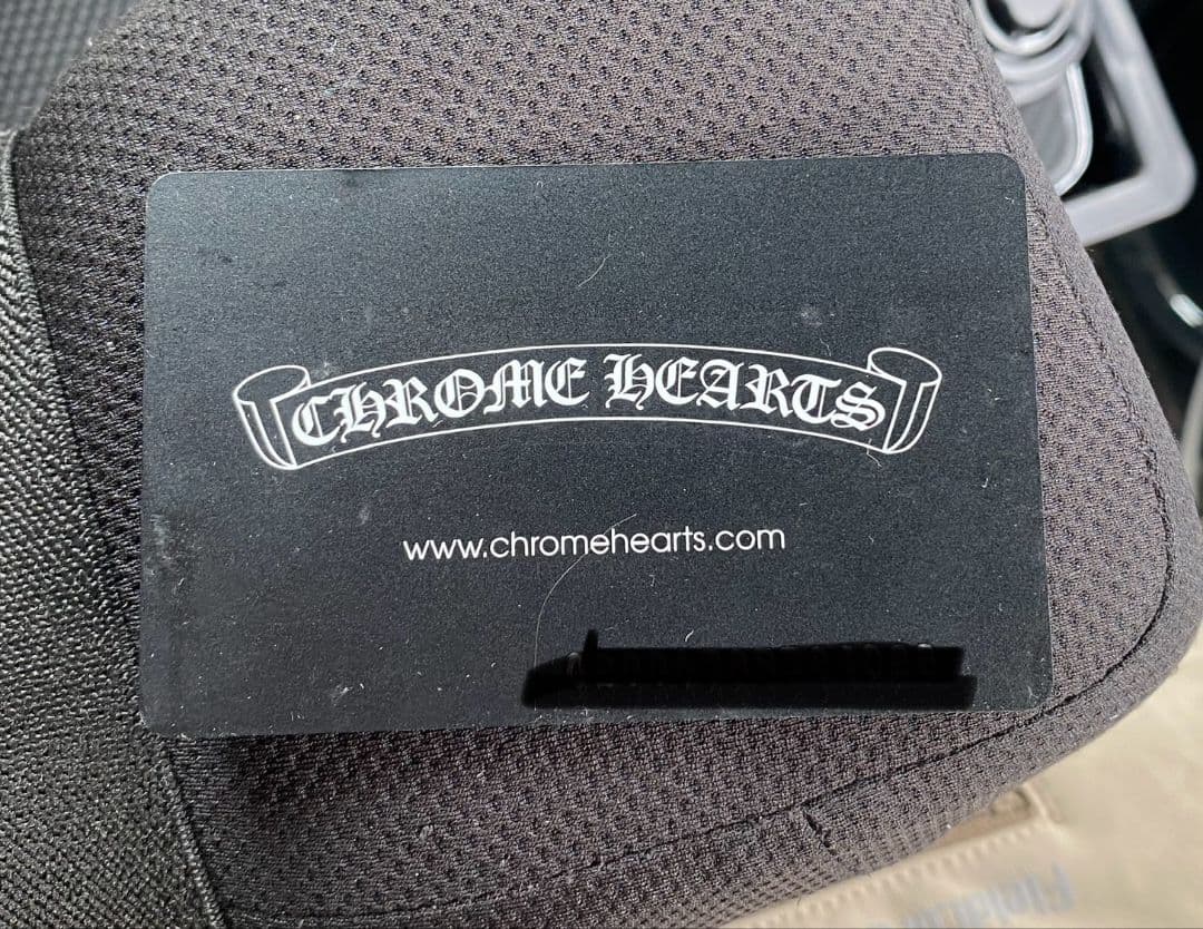 クロムハーツ 黒 レザー ケース