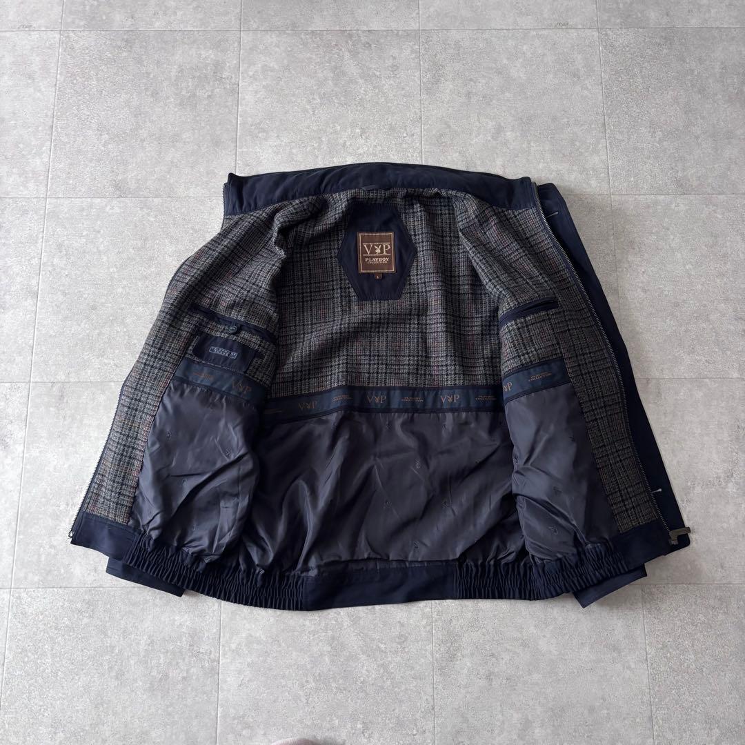 vintage 裏地総柄 短丈ブルゾン シティボーイ ノームコア アメカジ