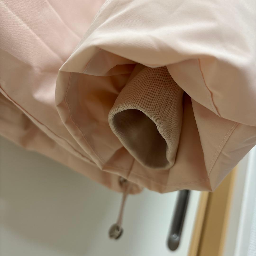 ファー付きピンクダウンジャケット