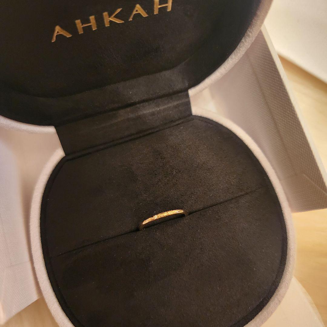 AHKAH メテオールリング 5号 18Kイエローゴールド