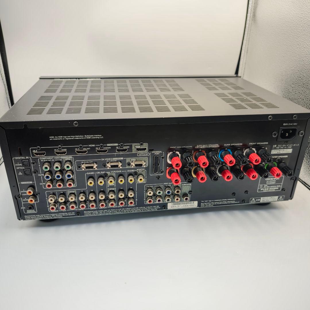 ONKYO TX-SA607 AVアンプ リモコン付き