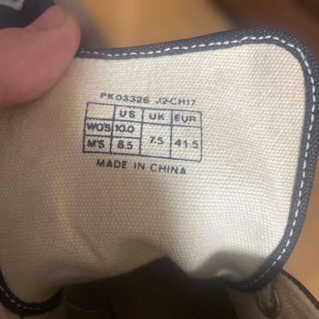 PRO-Keds ブラック ハイカットスニーカー US10.0