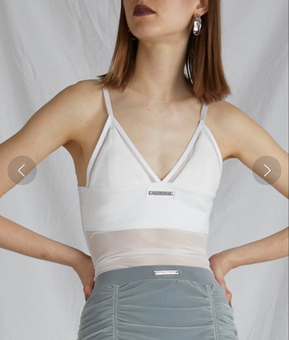 PRANK PROJECT シアートリムキャミソール S