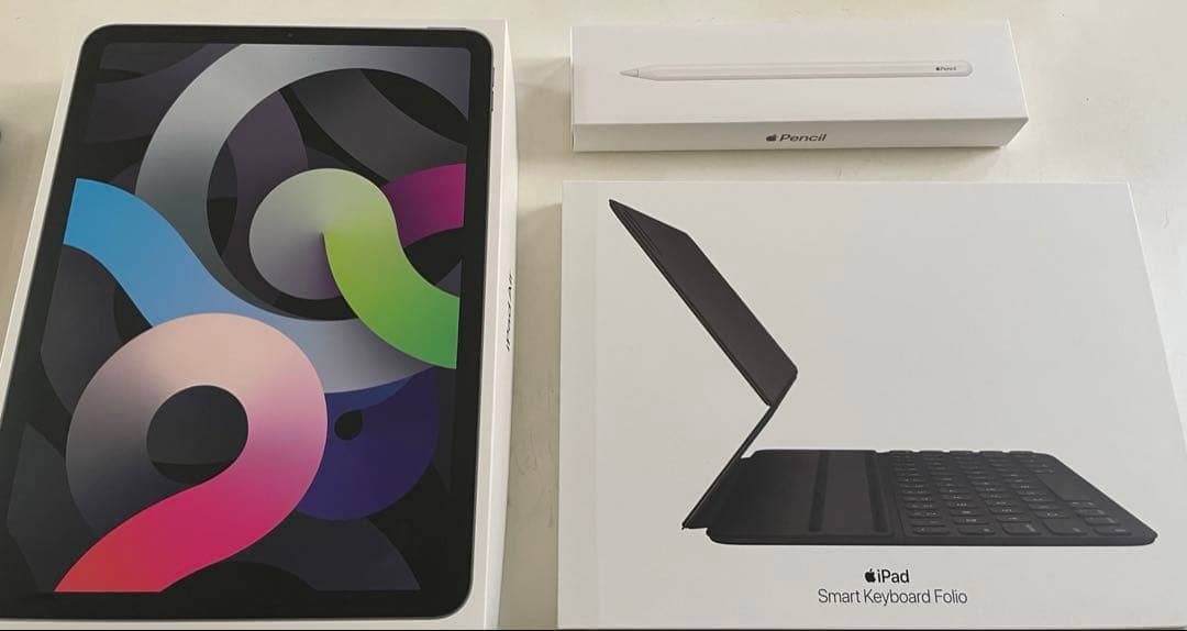 iPad Air (第4世代) 256GBスペースグレイ99% 画面割れ セット