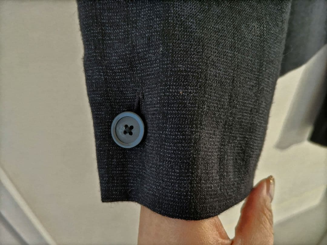 オリヒカ ORIHICA パンツスーツ L 濃紺チェック