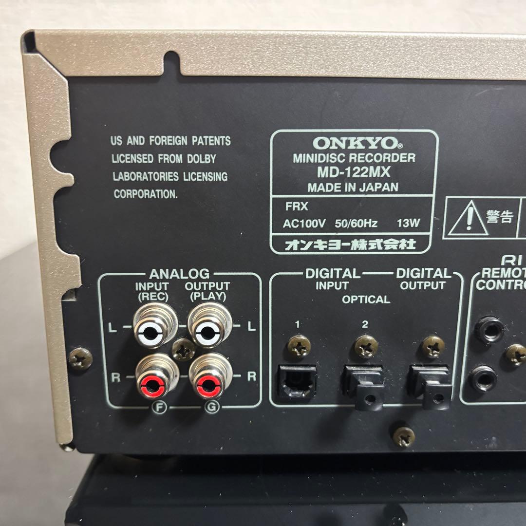 「整備済み」ONKYO MD-122MX MDデッキ