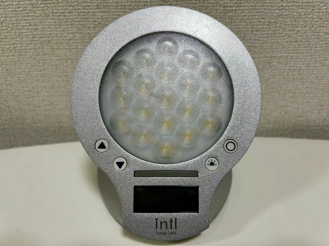 Inti4 Wake-up light 光で起きる目覚まし時計　シルバー