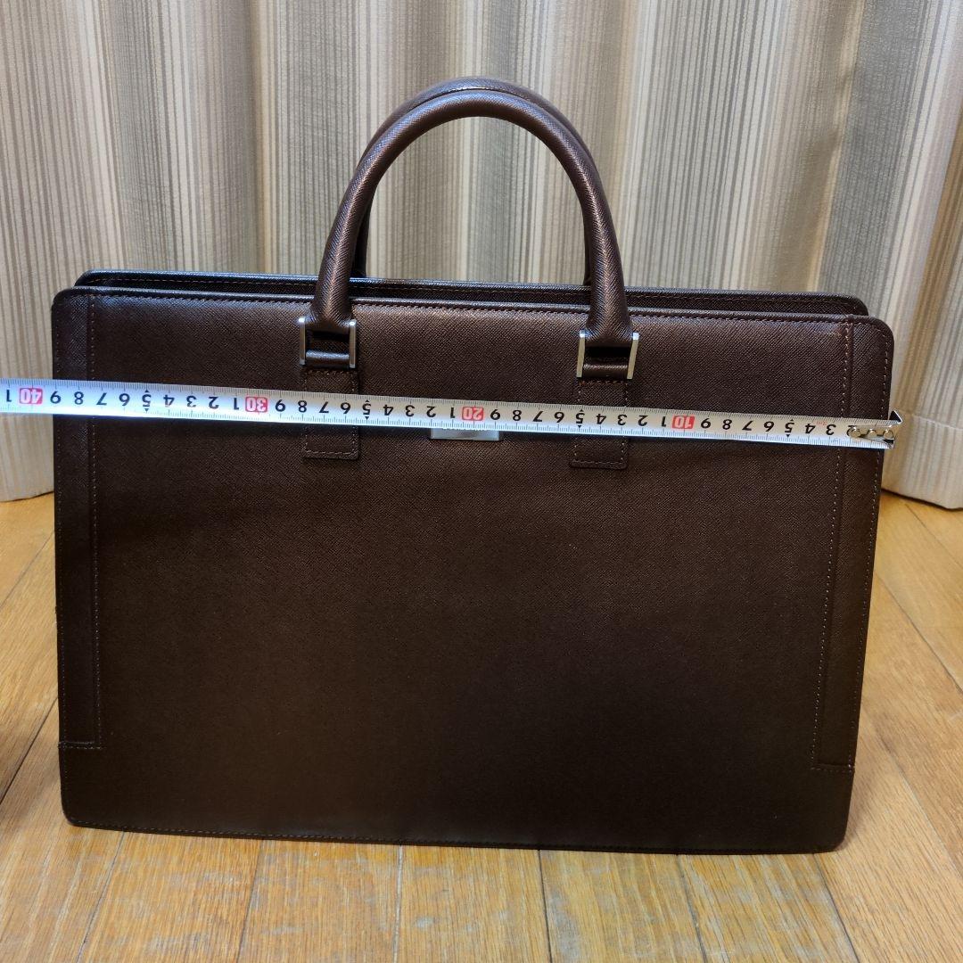 ブラウン ビジネスバッグ ハンドバッグ　★中古★比較的美品！