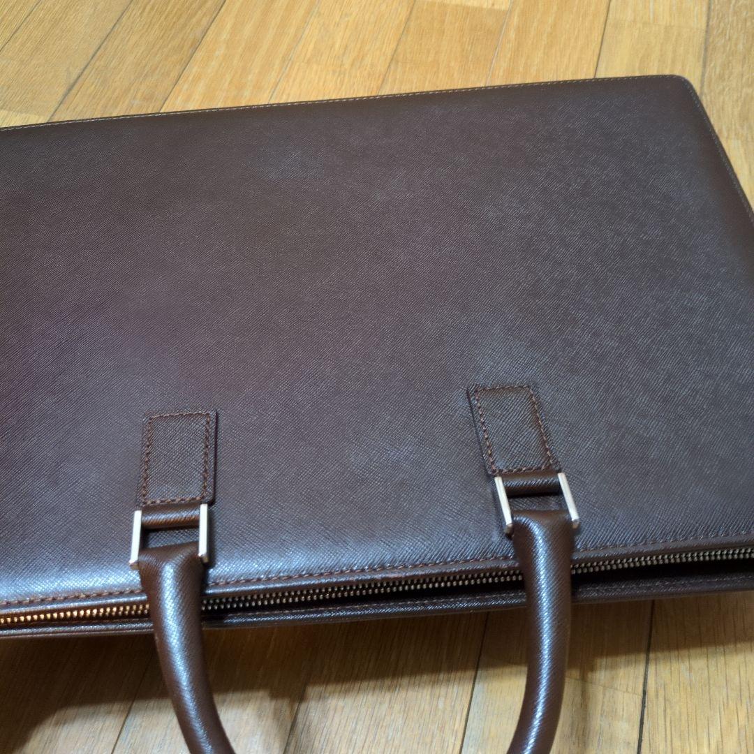 ブラウン ビジネスバッグ ハンドバッグ　★中古★比較的美品！