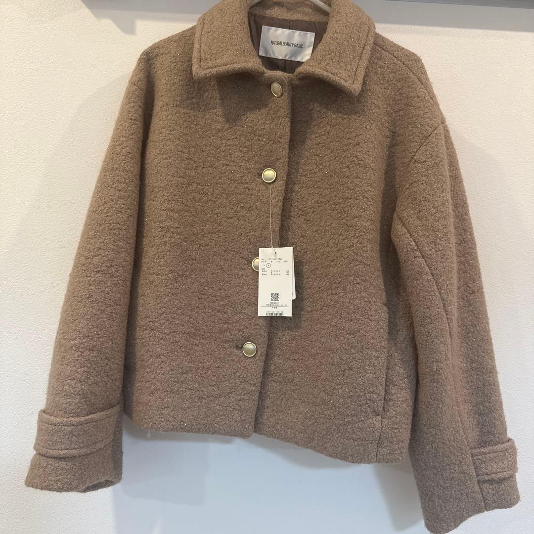 圧縮ツイードジャケットのみ （ライトモカ）