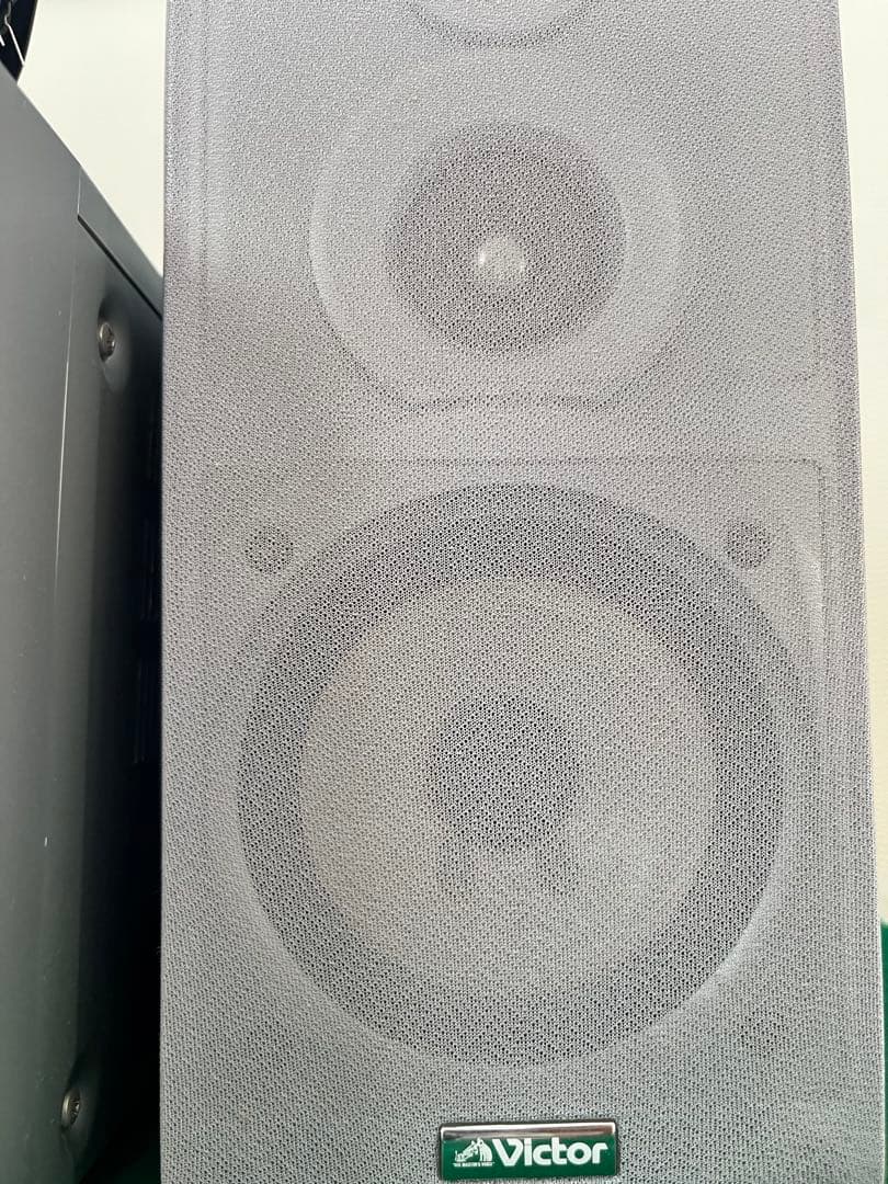 Victor（リモコン、説明書付） CD／MD／カセットコンポUX-W50-S