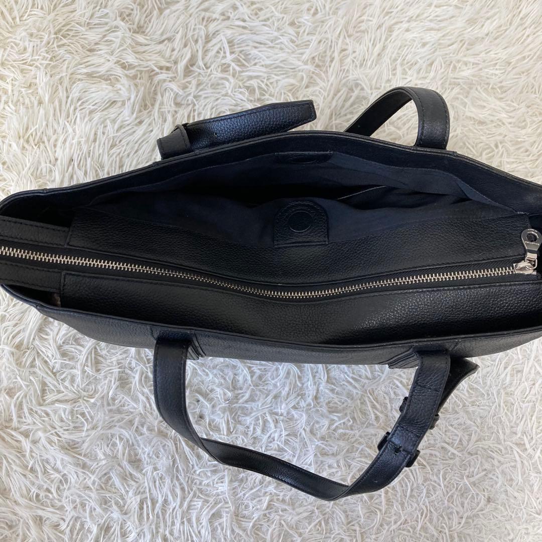 SOLATINA✨ビジネストート　レザー　ハンドル調節可　A4PC収納可　メンズ