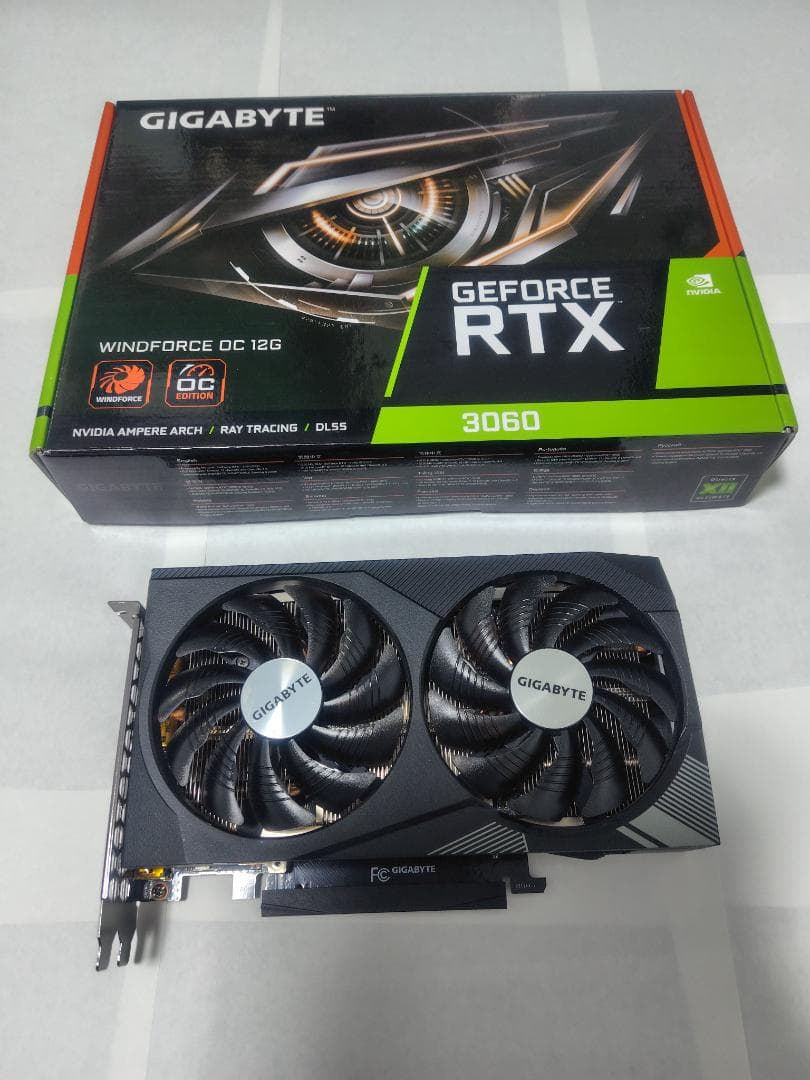 グラフィックボード・グラボ・ビデオカード GeForce RTX 3060 WINDFORCE OC 12G