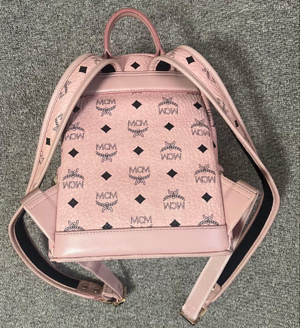 MCM ソフトピンク ミニ リュック