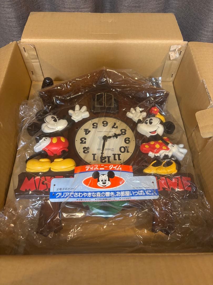 希少 未使用 90s SEIKO セイコー ディズニータイム 掛け時計