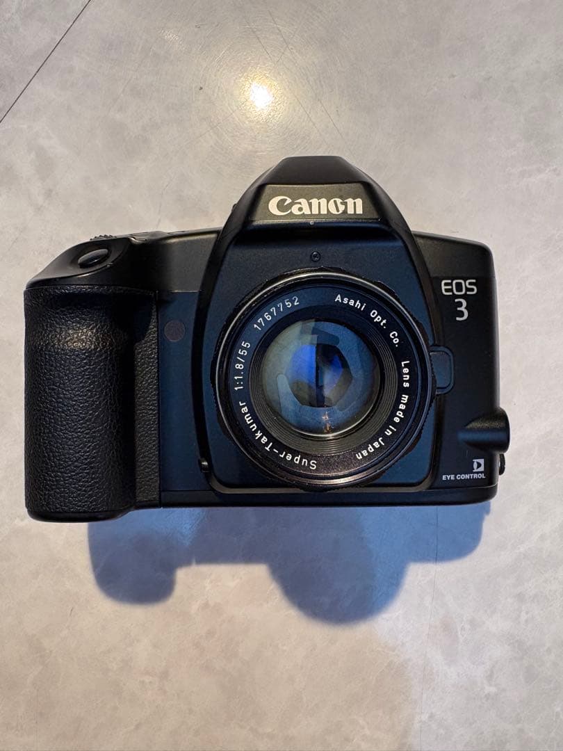 Canon EOS-3 Takumar50/1.8 M42アダプター付き