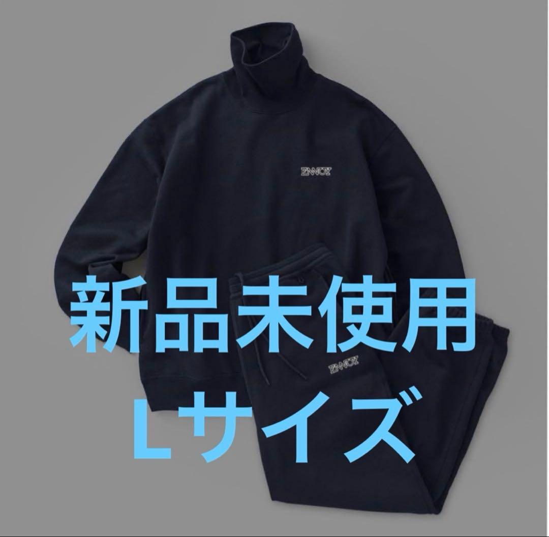 ENNOY ELECTRIC LOGO TURTLENECK サイズL ネイビー