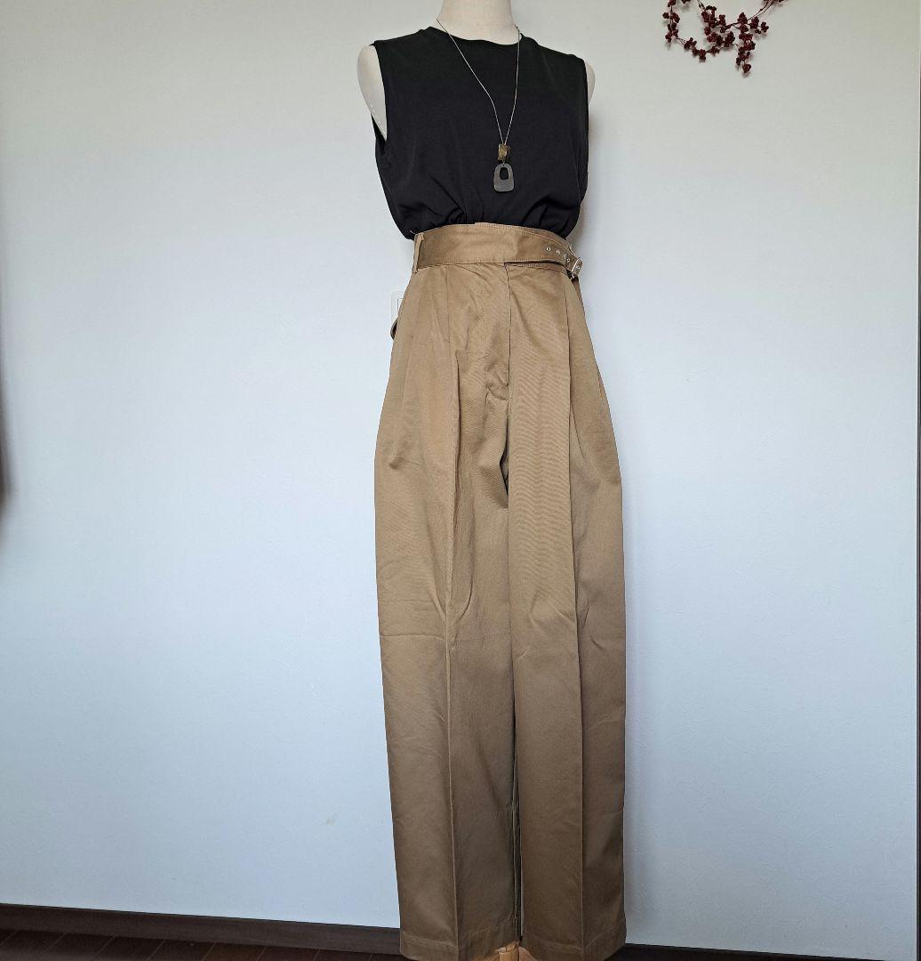 マノンフリップ【極美品】マイグルカパンツ　ベージュ　サイズ1　日本製
