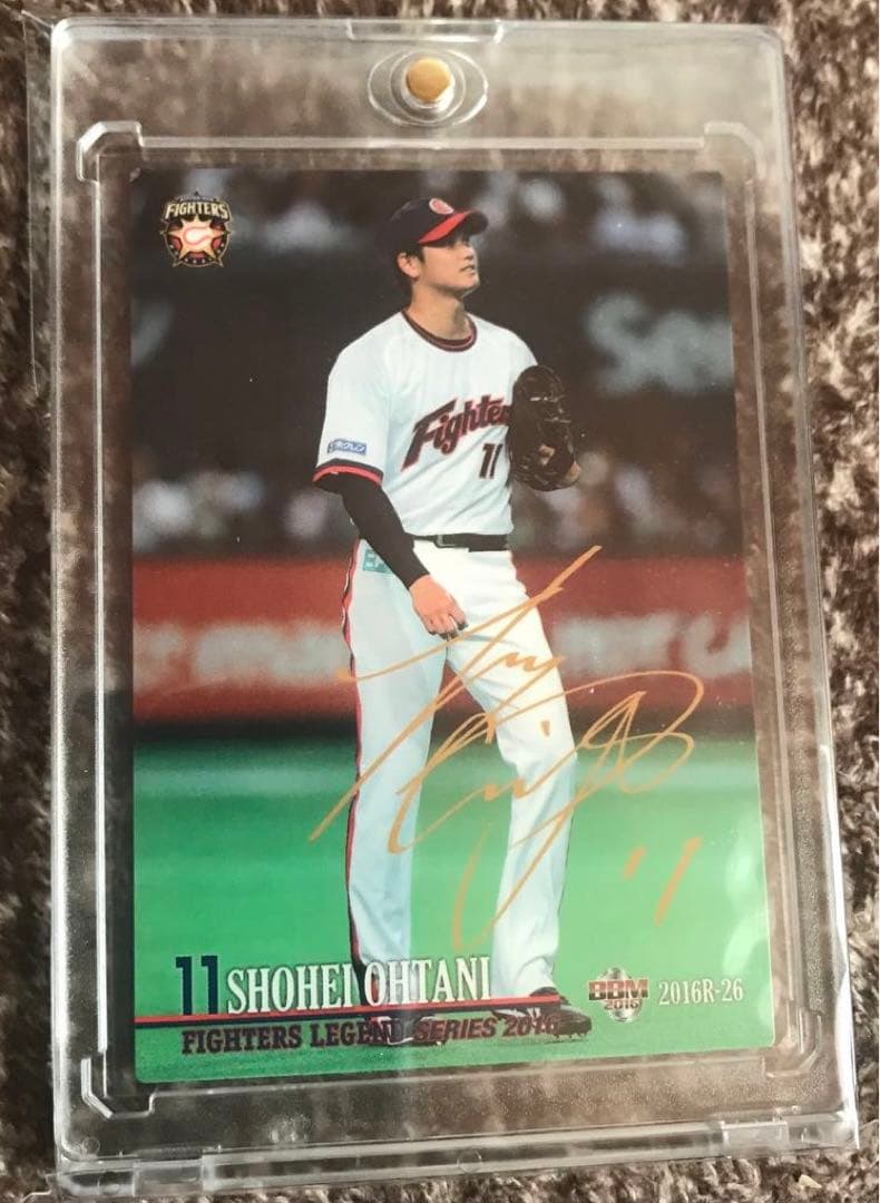 大谷翔平　BBM2016 ホームランソーセージカード　金サイン(印刷)入り