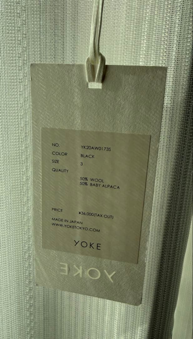 YOKE CONNECTING HIGHT NECK KNIT ハイネックニット