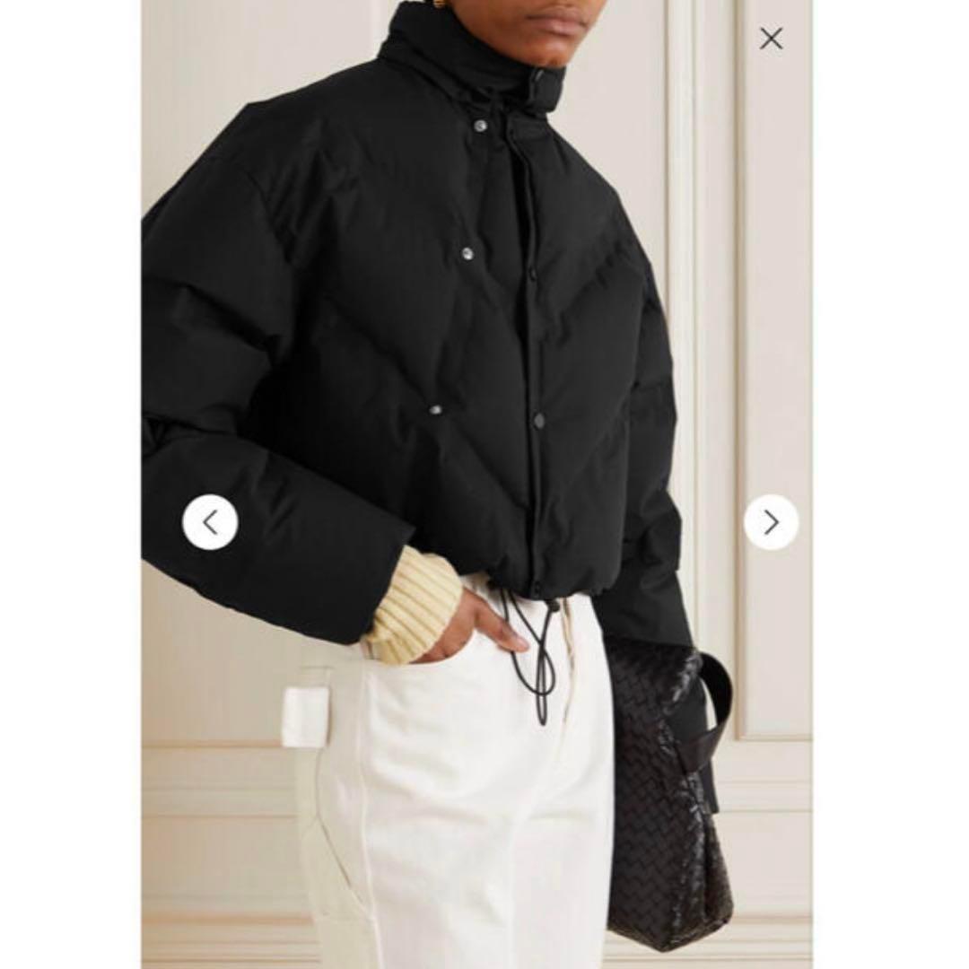 30万 BOTTEGA VENETA ショート ダウン ジャケット コート 黒S