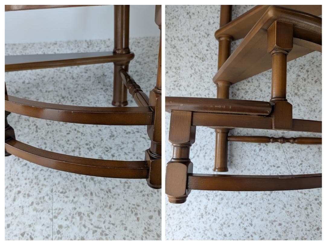 ビンテージ ライブリーステップ 螺旋階段 飾り棚 踏み台 ミッドセンチュリー