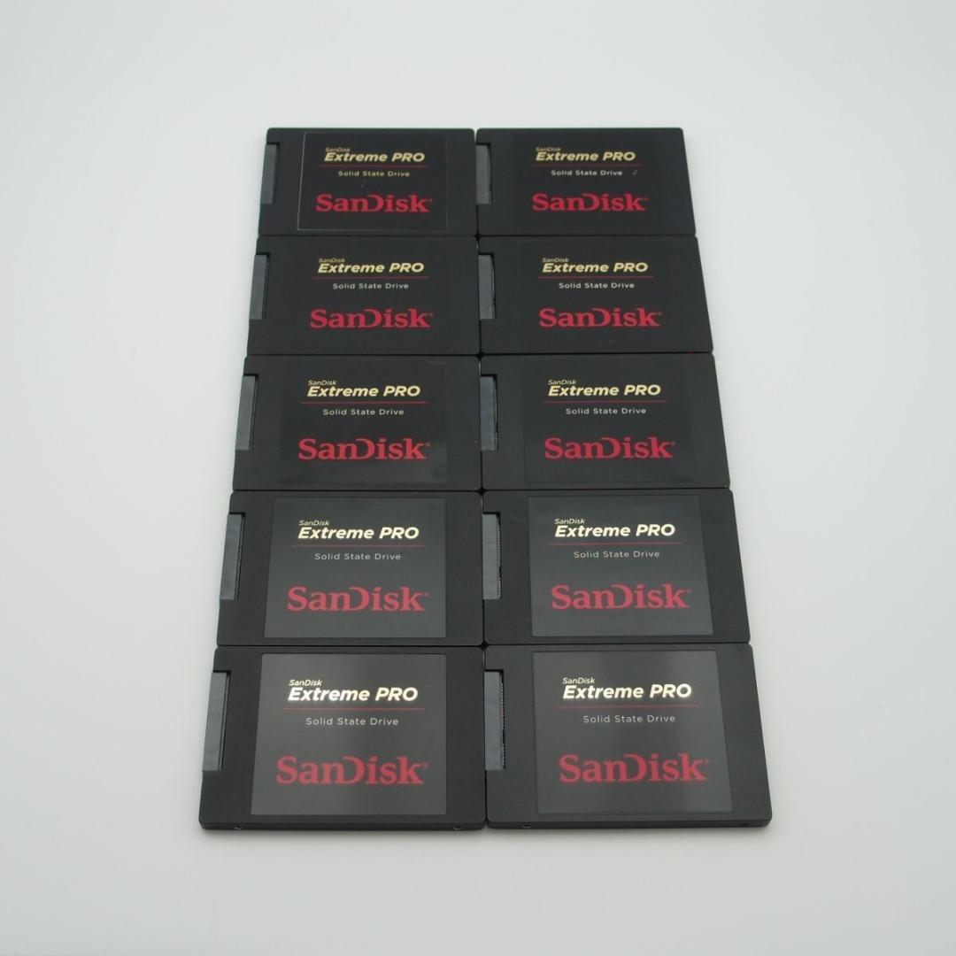 SanDisk Extreme PRO 480GB 10個 MLC 高耐久SSD