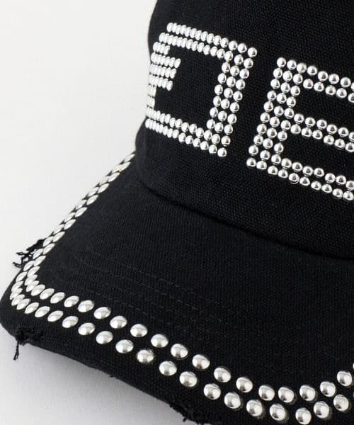 BEEDEN BD STUDS DAMAGE CAP ブラック ビーデン