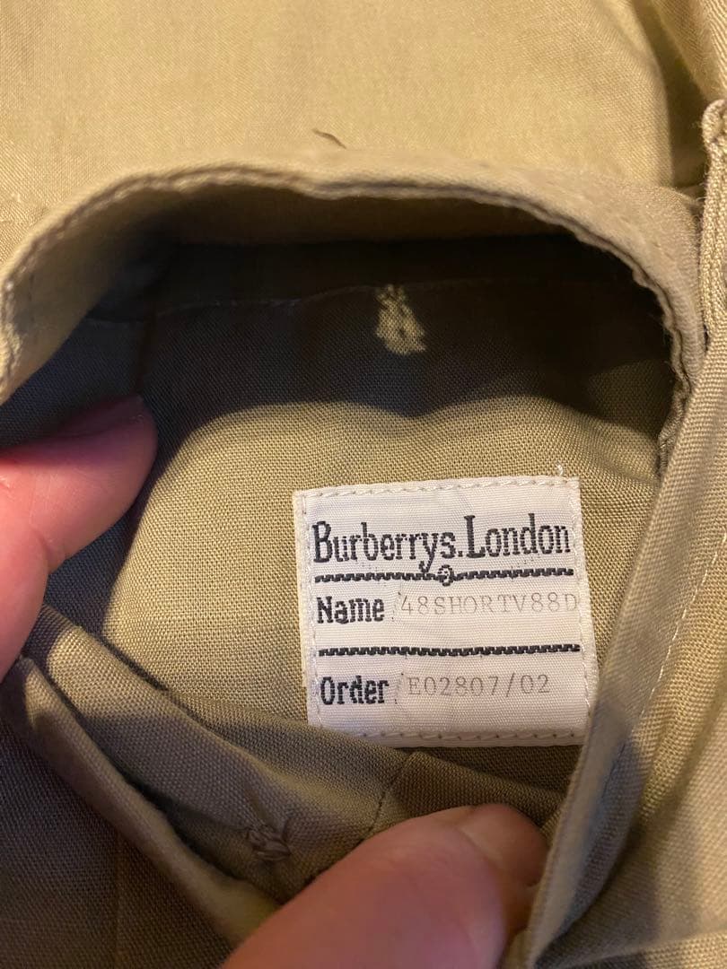 Burberry 88年イングランド製スウィングトップ　ハリントン英国製リネン