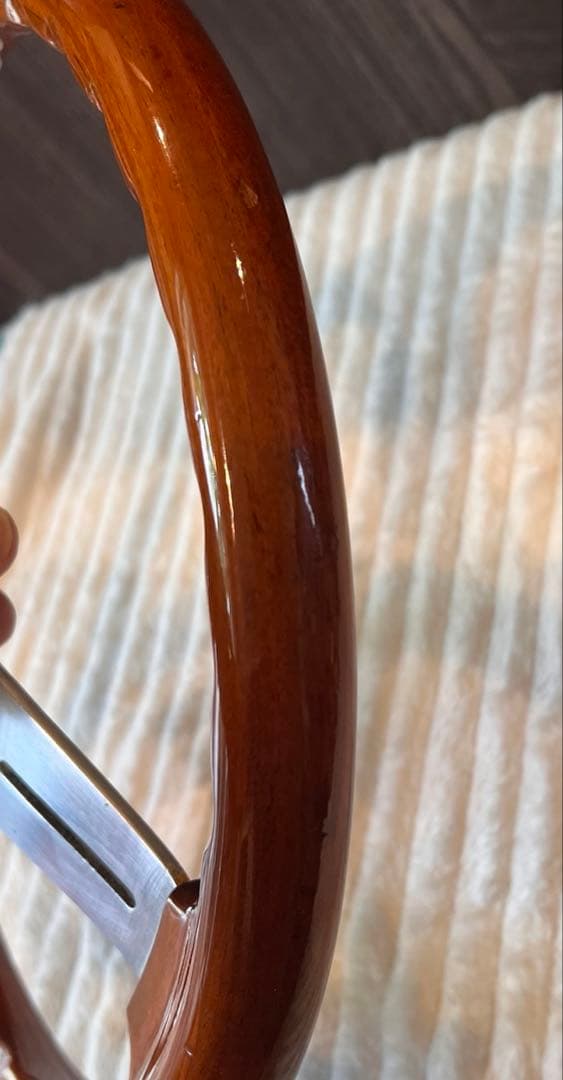 美品　Nardi ナルディ　ウッド　33π ステアリング