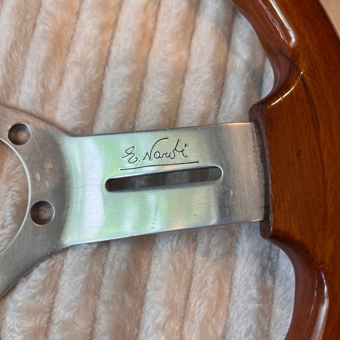 美品　Nardi ナルディ　ウッド　33π ステアリング