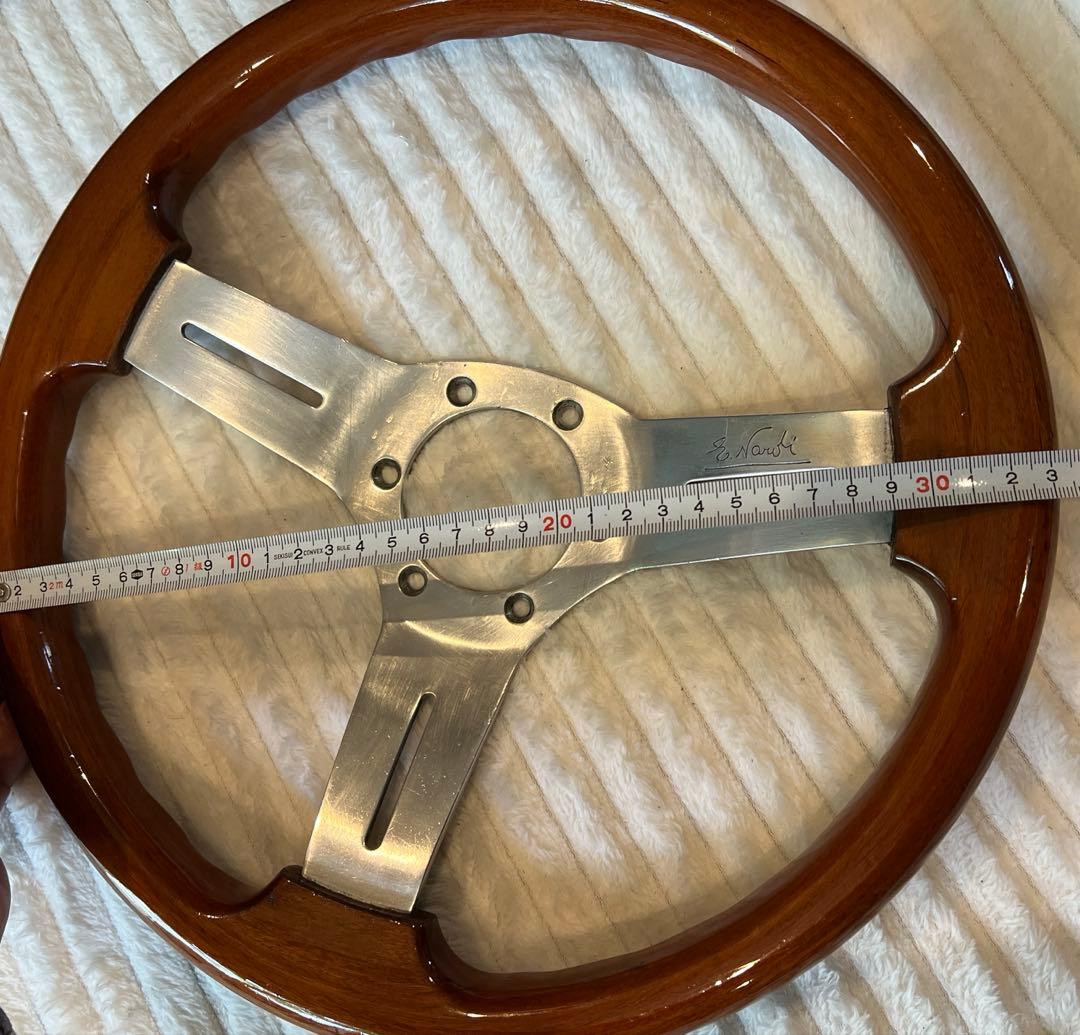 美品　Nardi ナルディ　ウッド　33π ステアリング