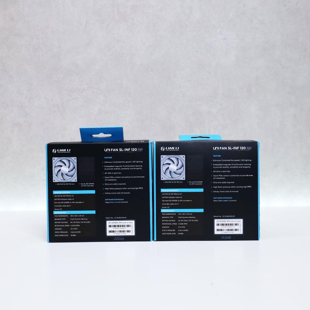 LIAN LI SL-INFINITY 120 WT 3個入×2個　㉒