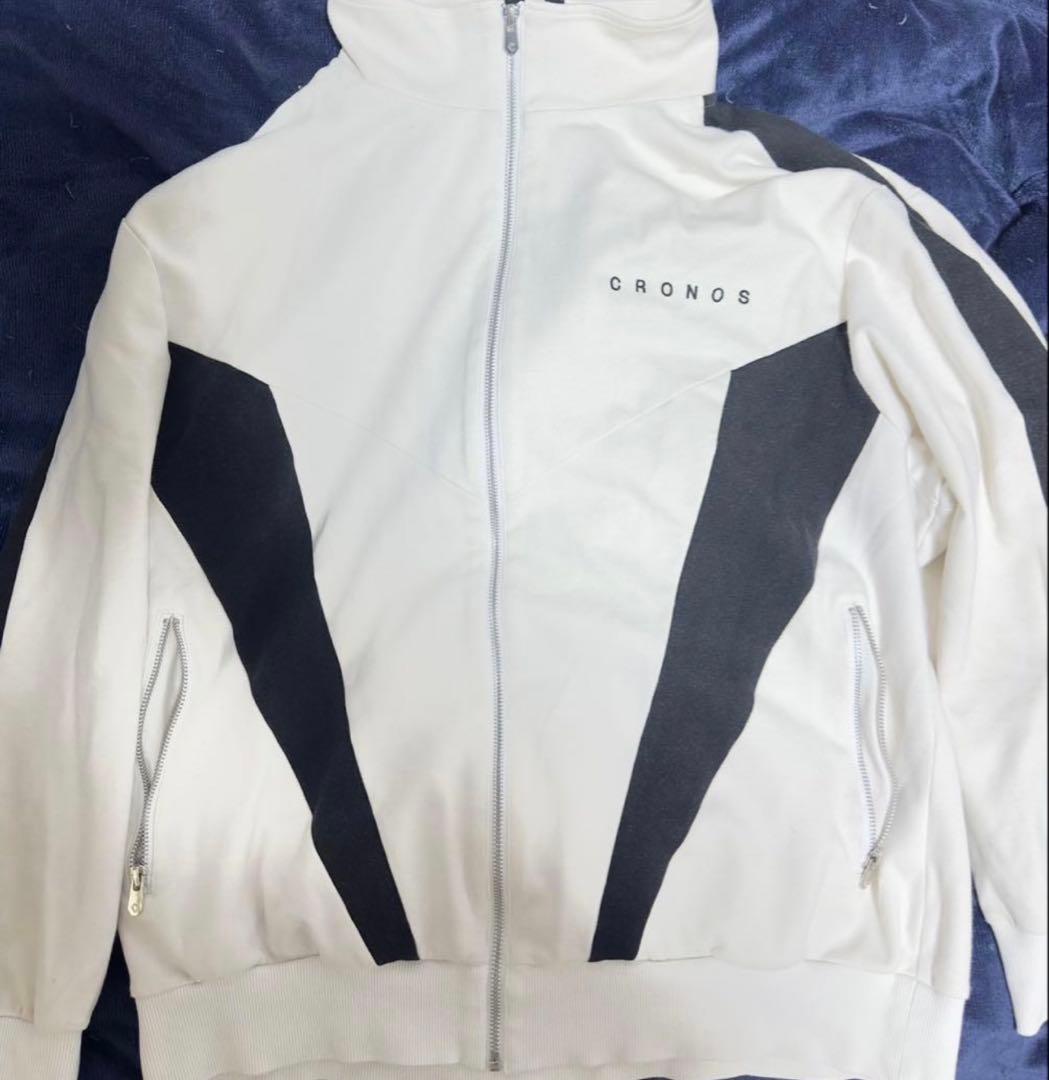 CRONOS セットアップ ホワイト ブラック ジャケット パンツ セット