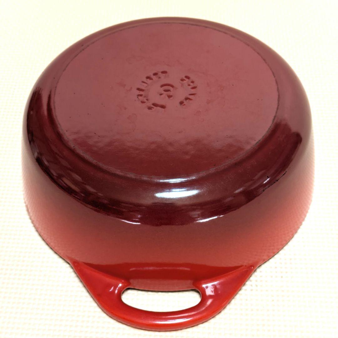 ル・クルーゼ（Le Creuset） ココット・ビス 20cm　チェリーレッド