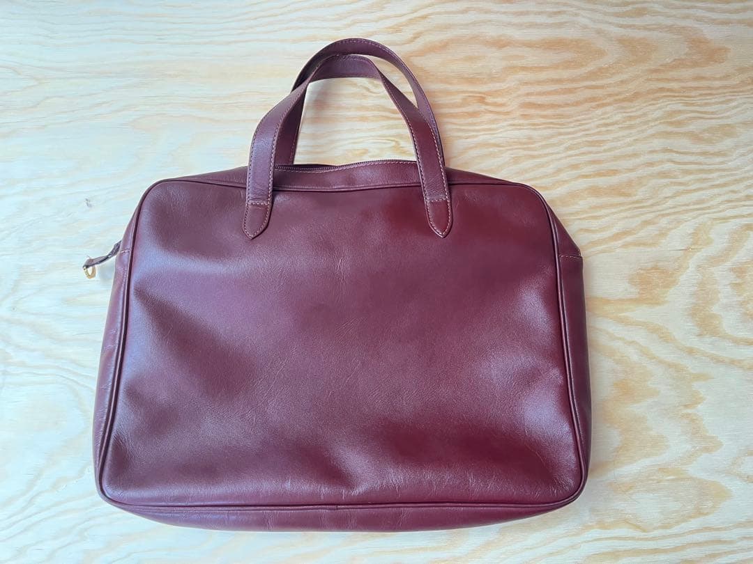 美品 カルティエ トートバッグ A4収納可 ボルドー