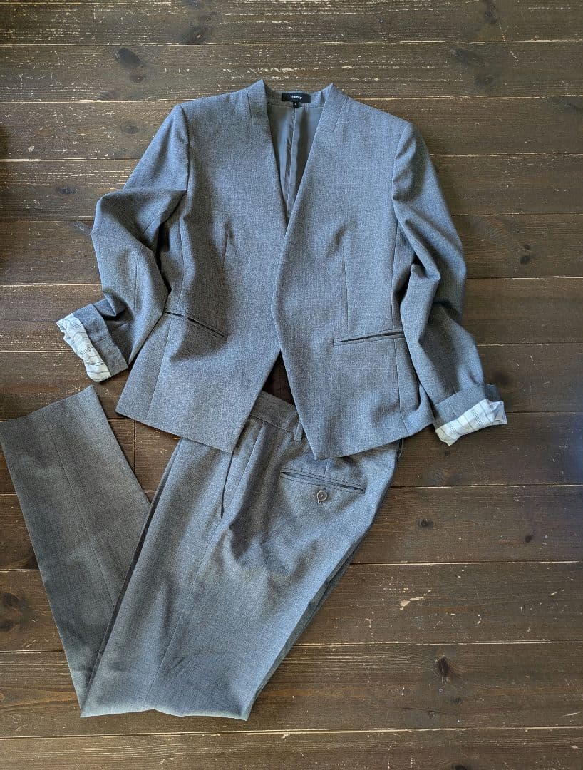 Theoryセオリー Tailor Lanaiパンツスーツセ ットアップ 7万円