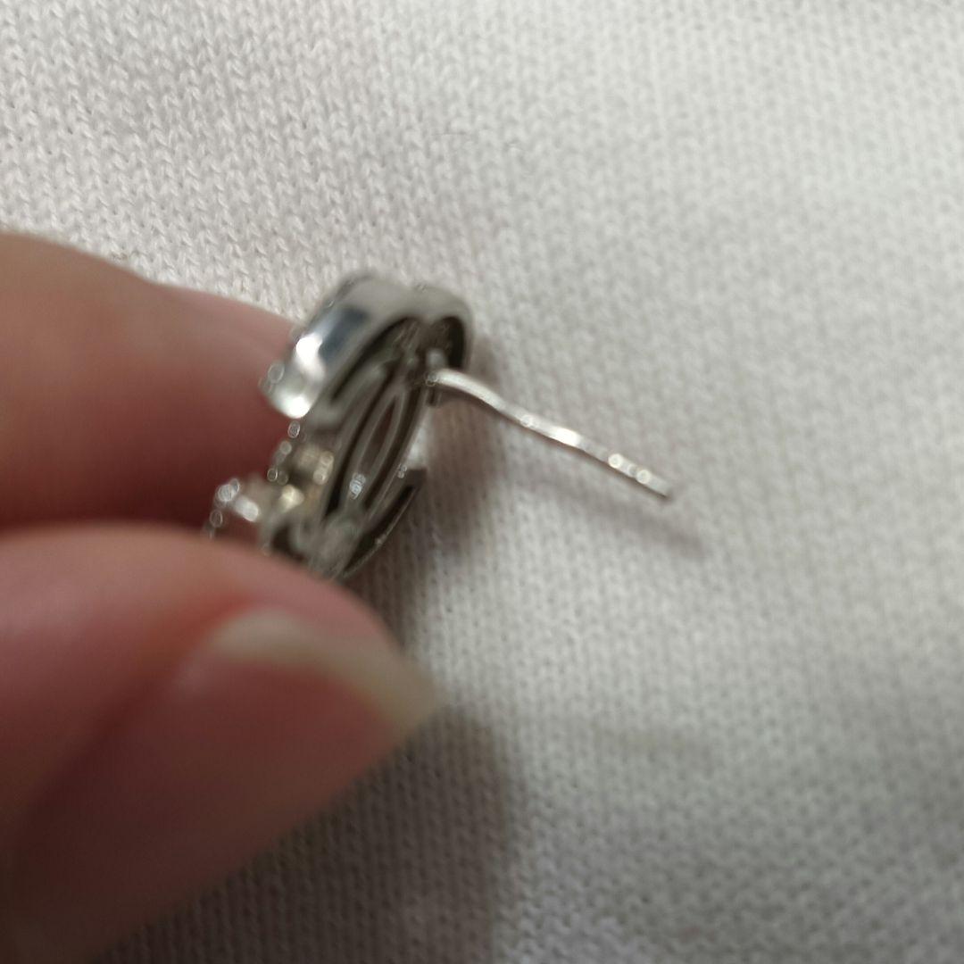 シャネル　ラインストーン　ピアス 片耳のみ