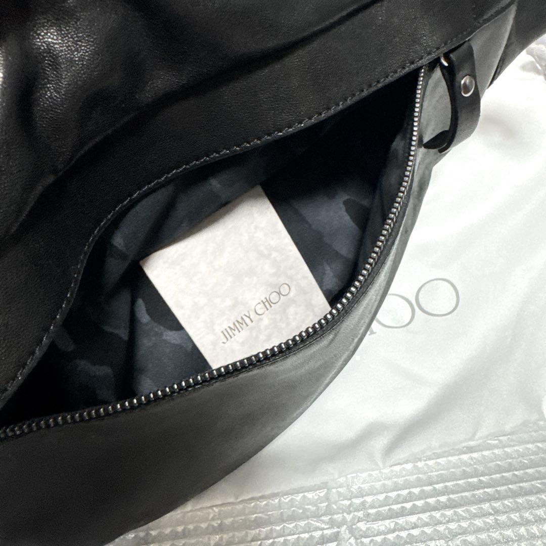 JIMMY CHOO ジミーチュウ スタースタッズ レザー ボディバッグ