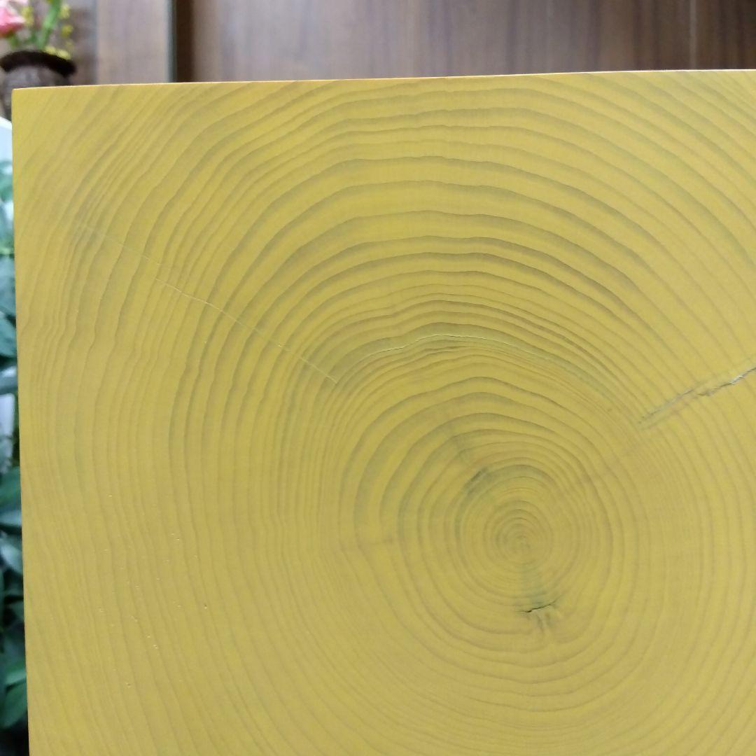 【国産　本榧７寸碁盤（6寸6分5厘）　芯持ち】