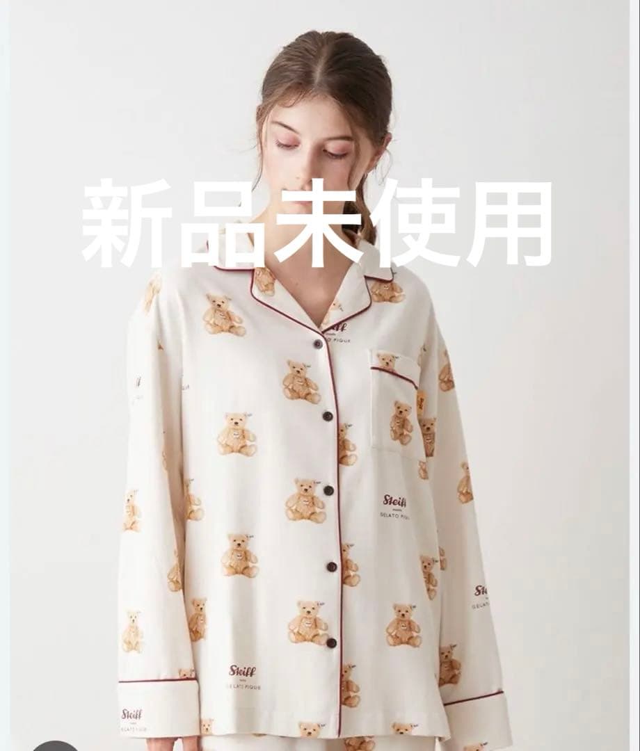 【ジェラートピケ】Steiff 長袖パジャマ 上下セット新品