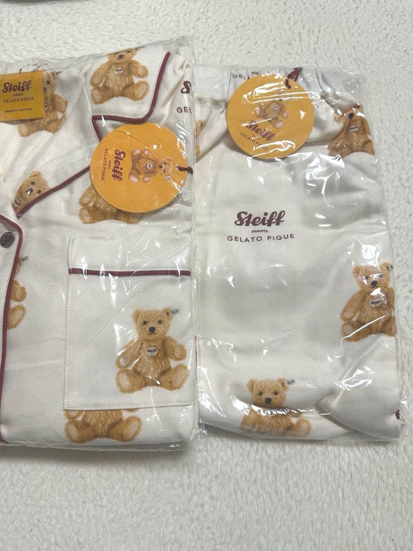 【ジェラートピケ】Steiff 長袖パジャマ 上下セット新品
